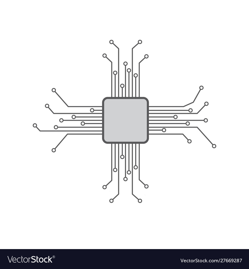 Circuit logo template