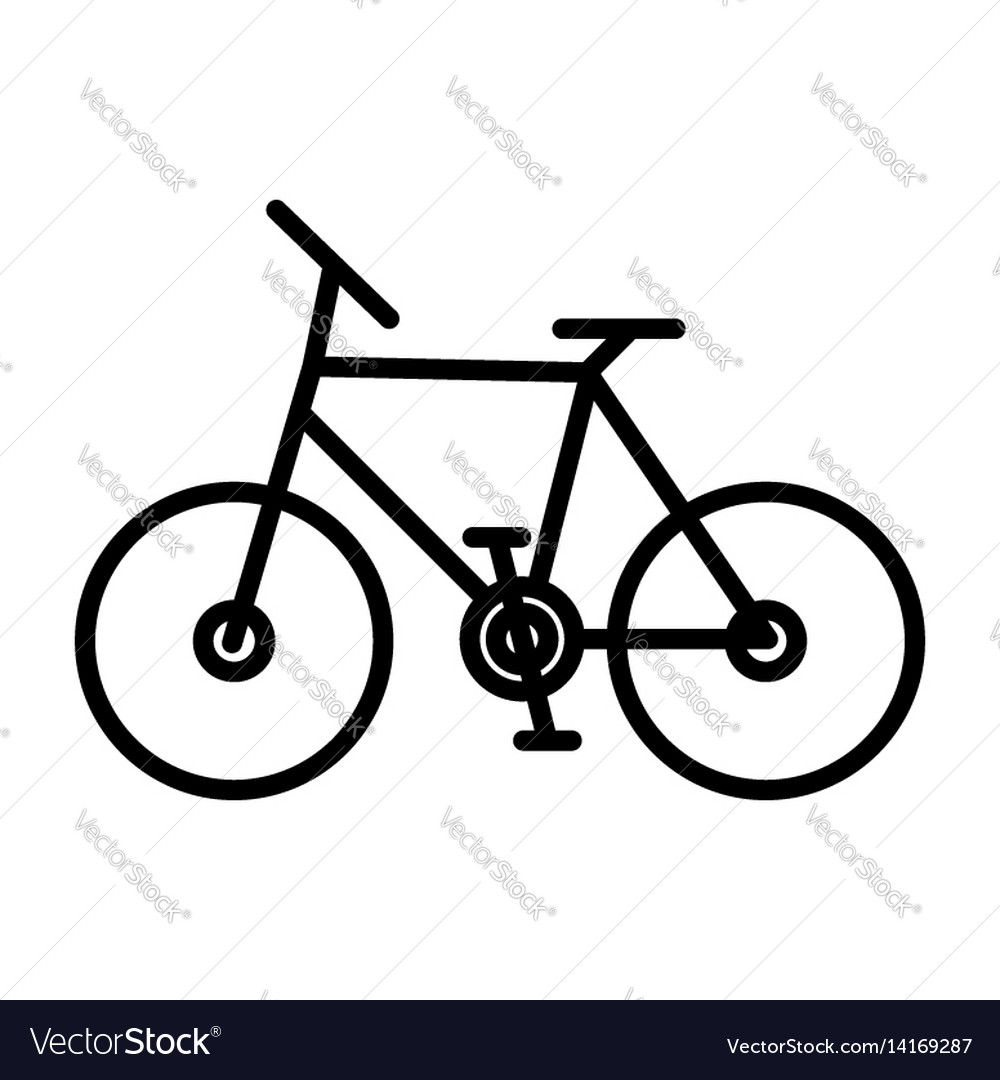 Linear image of a black contour simple