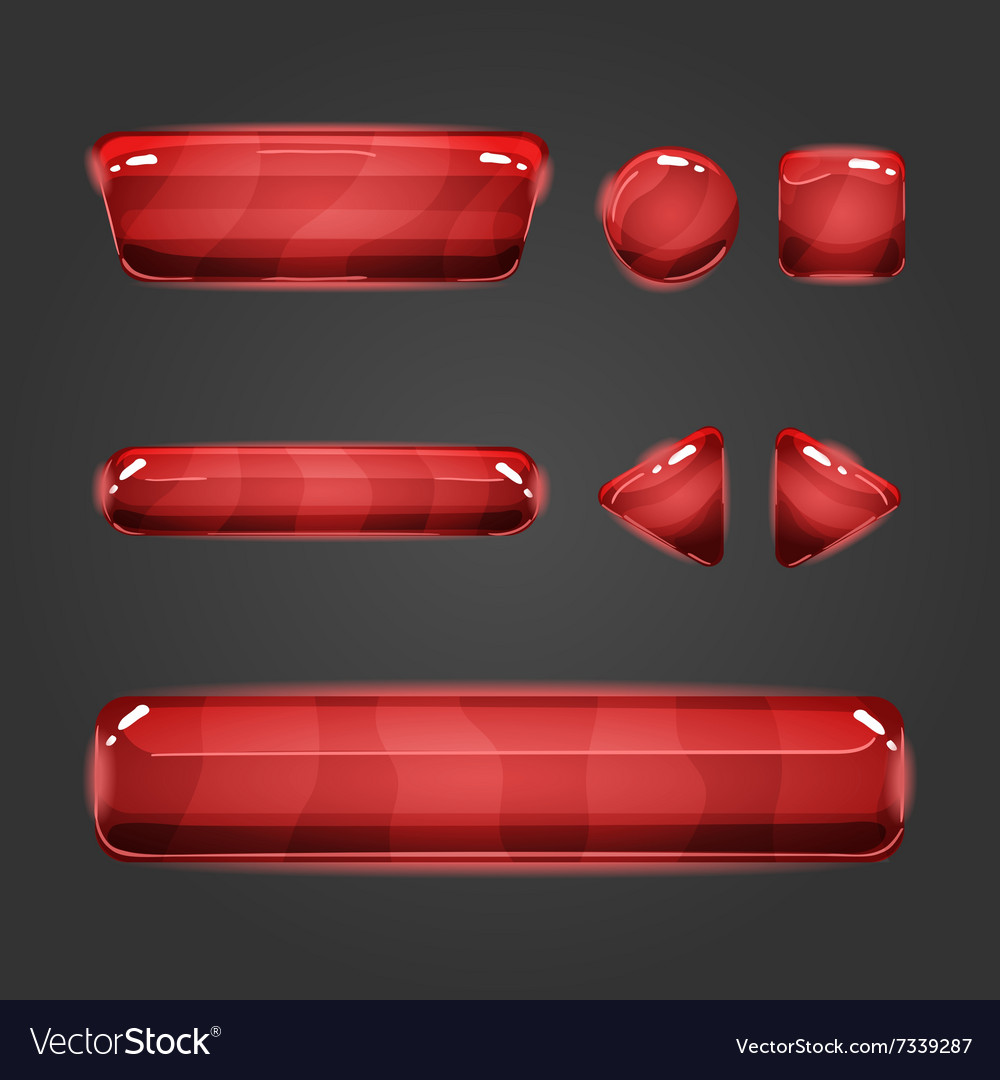 Set of button for game design - 9