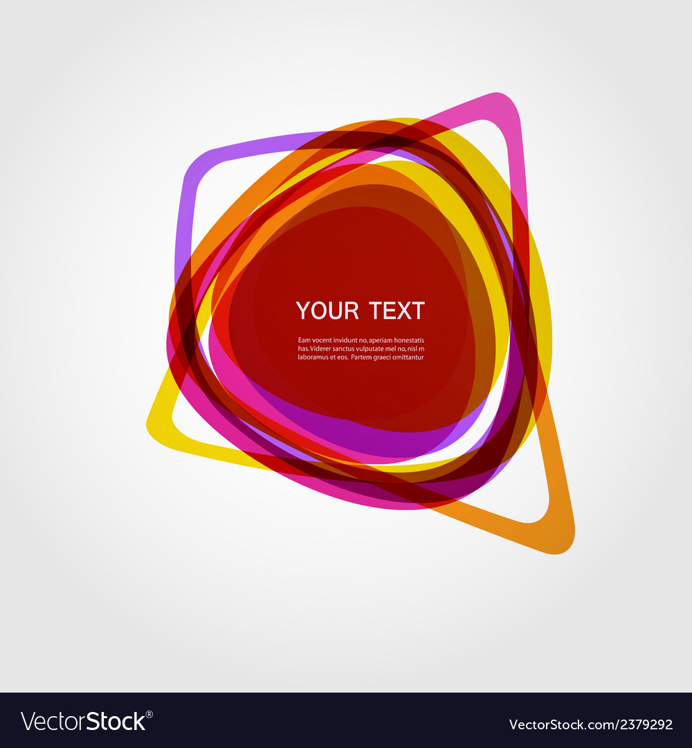 Abstract form color line design eps10