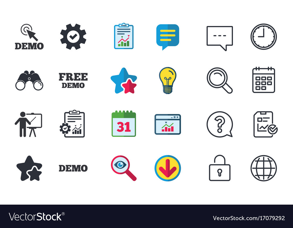 Demo with cursor icon presentation billboard
