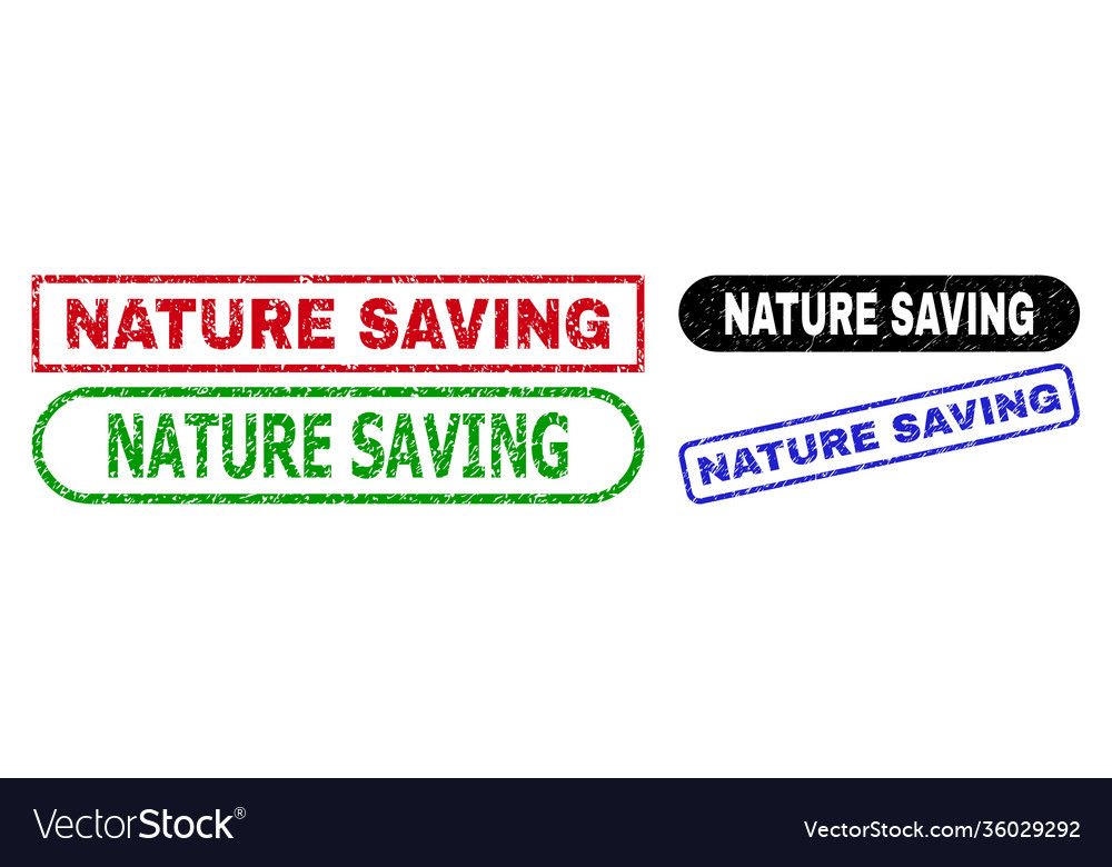 Nature saving rectangle watermarks using corroded