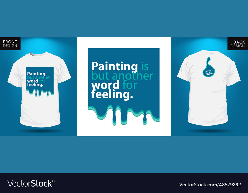 T-shirt mockup design printable for clothing vector image T-shirt mockup design printable for clothing