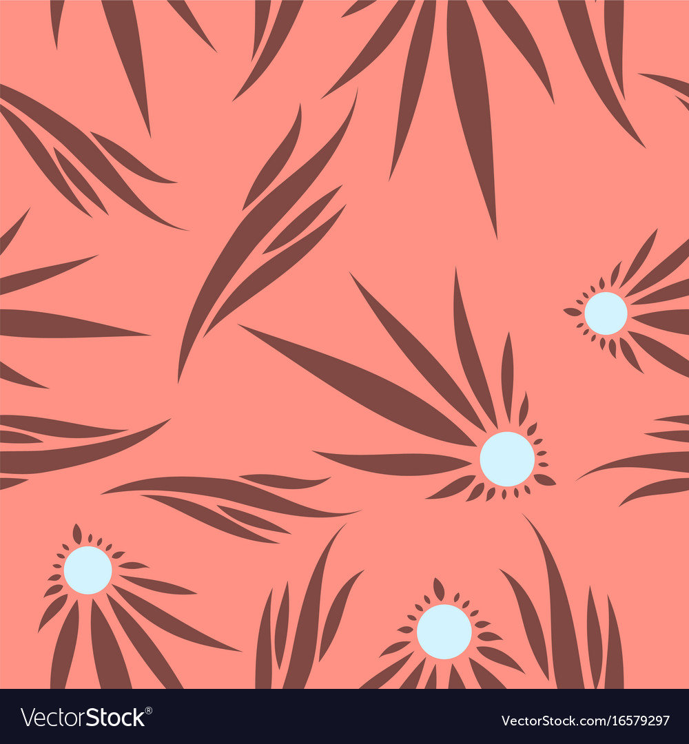Abstract flower pattern Royalty Free Vector Image