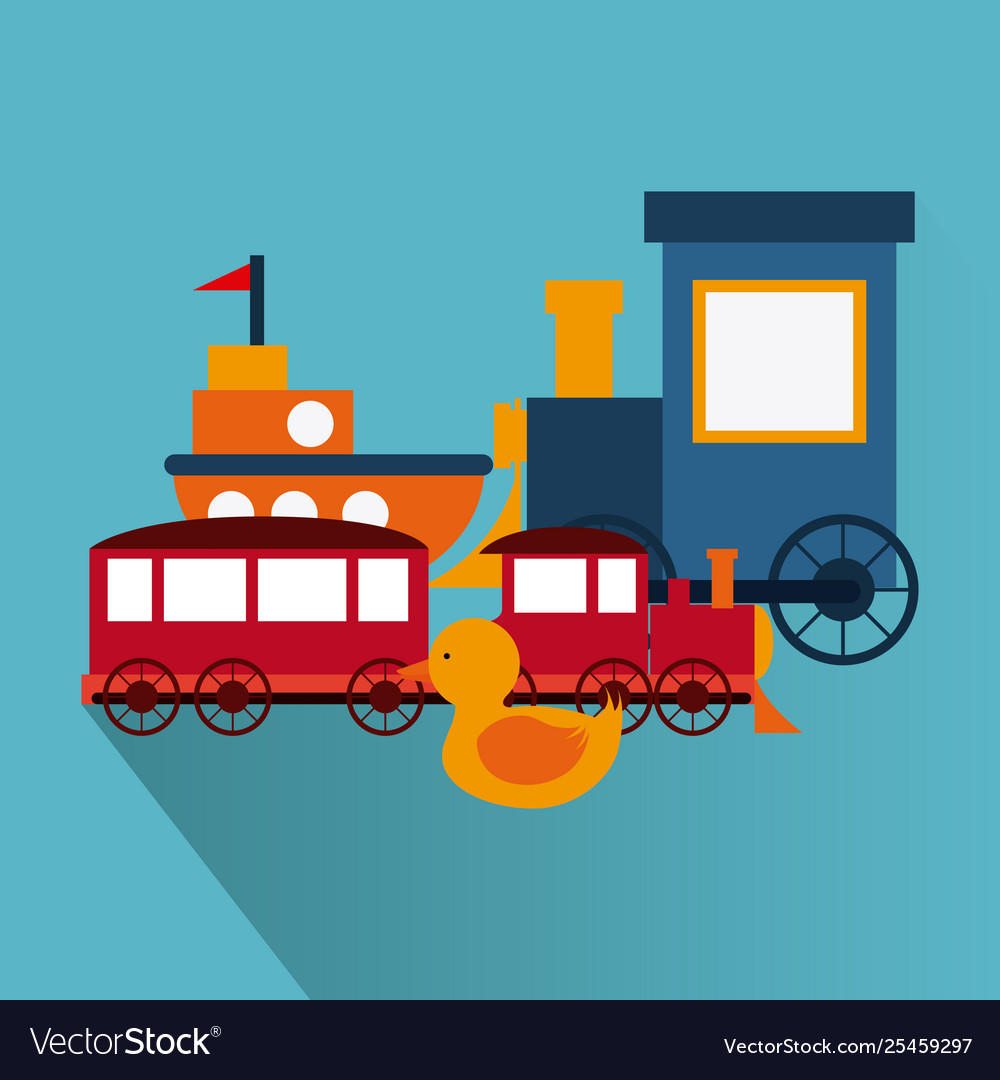 Childhood and toys design Royalty Free Vector Image