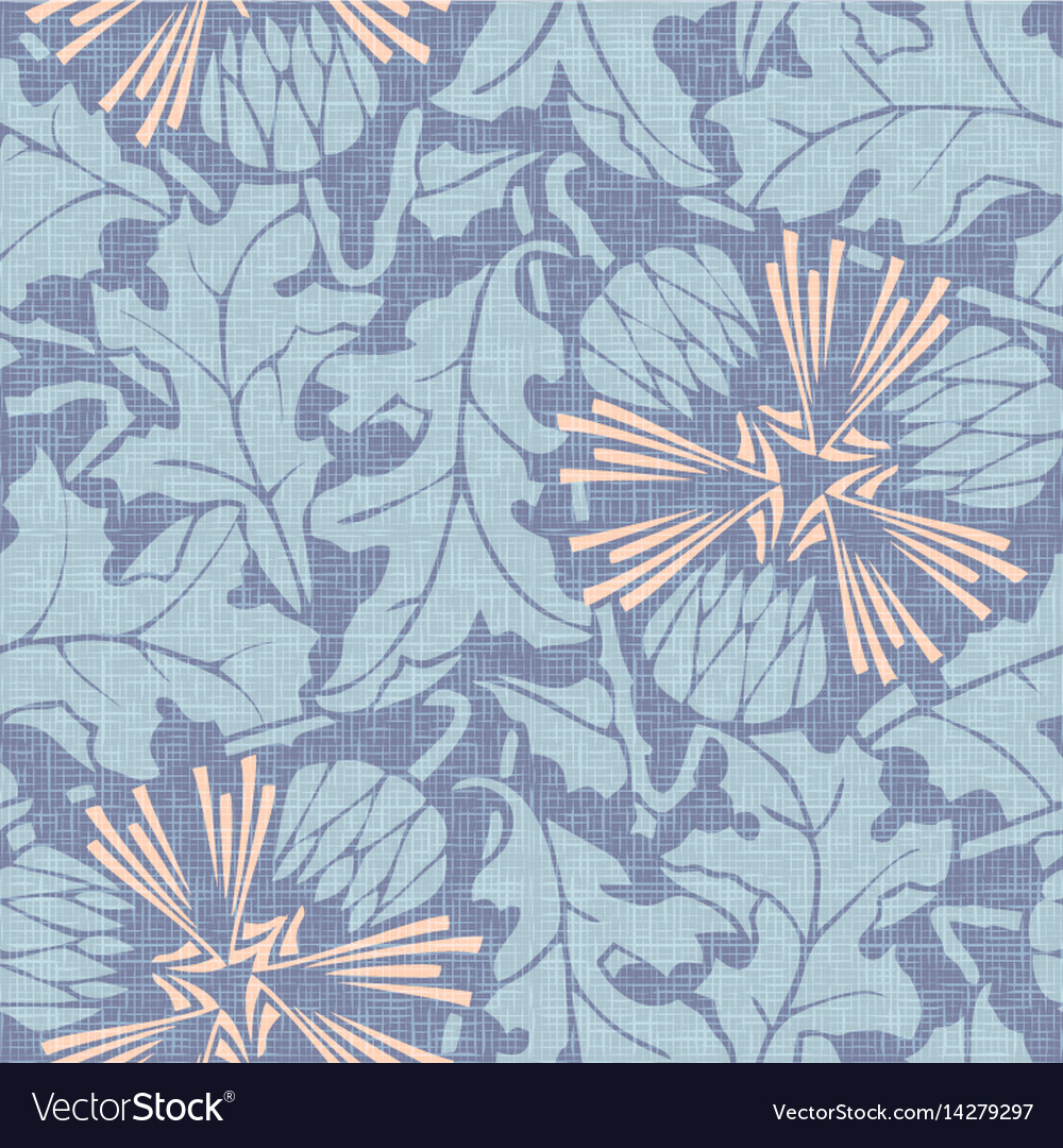 Dandelion canvas seamless pattern background
