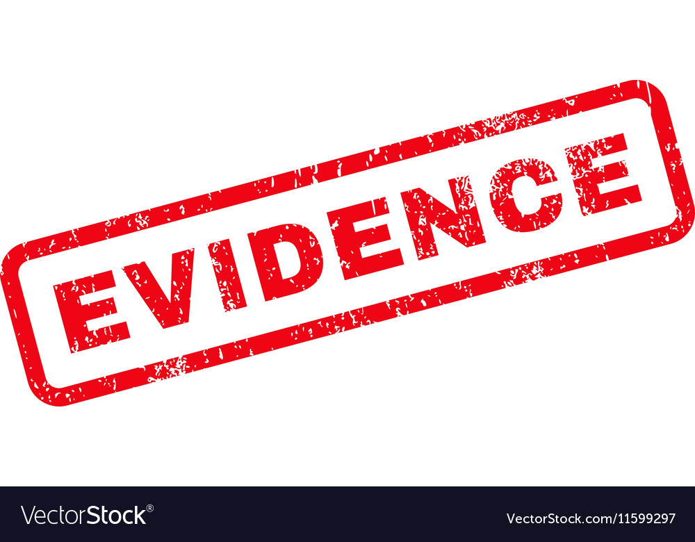 Evidence Stamp - Roter Text