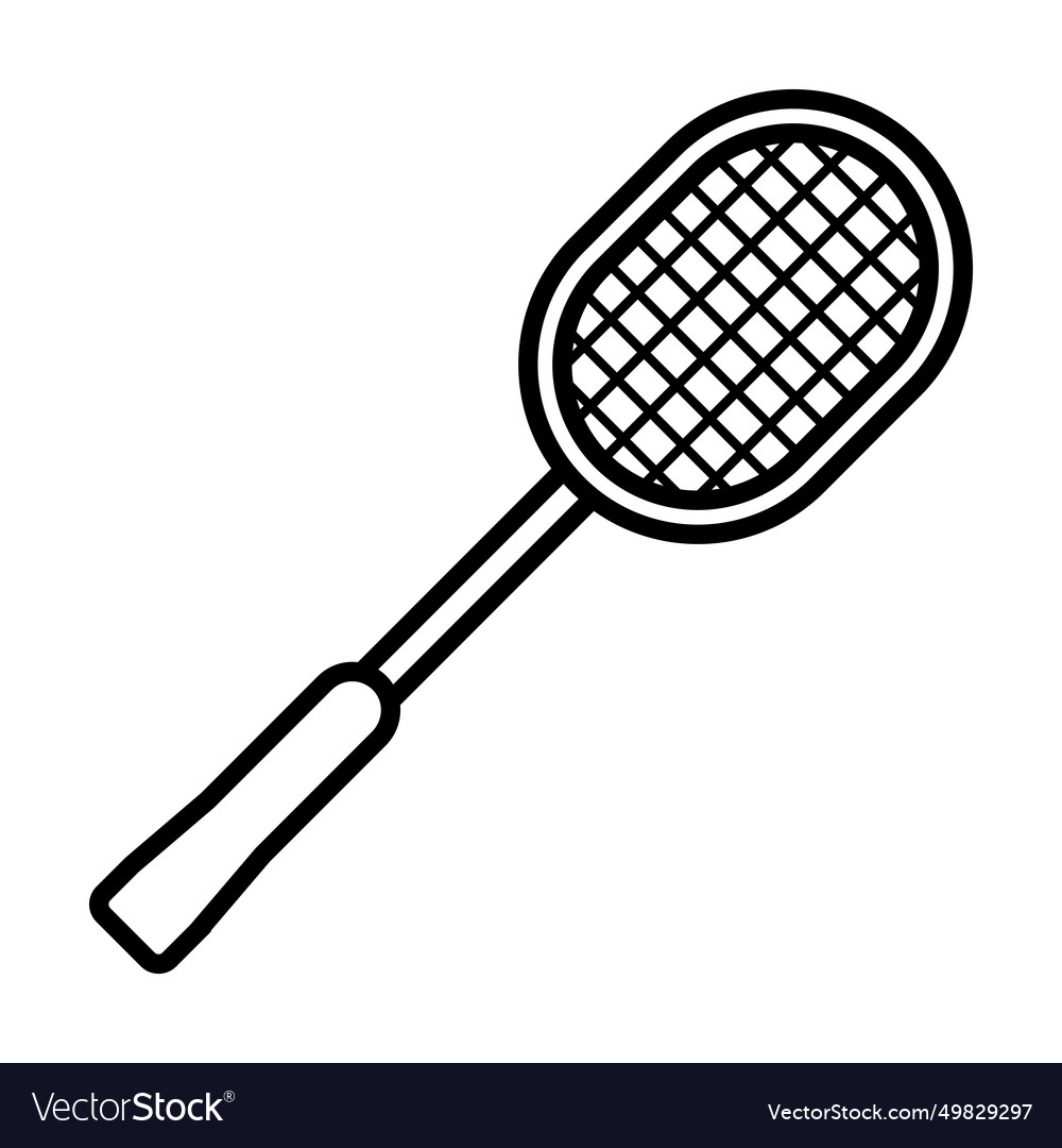 Racket icon vector image Racket icon