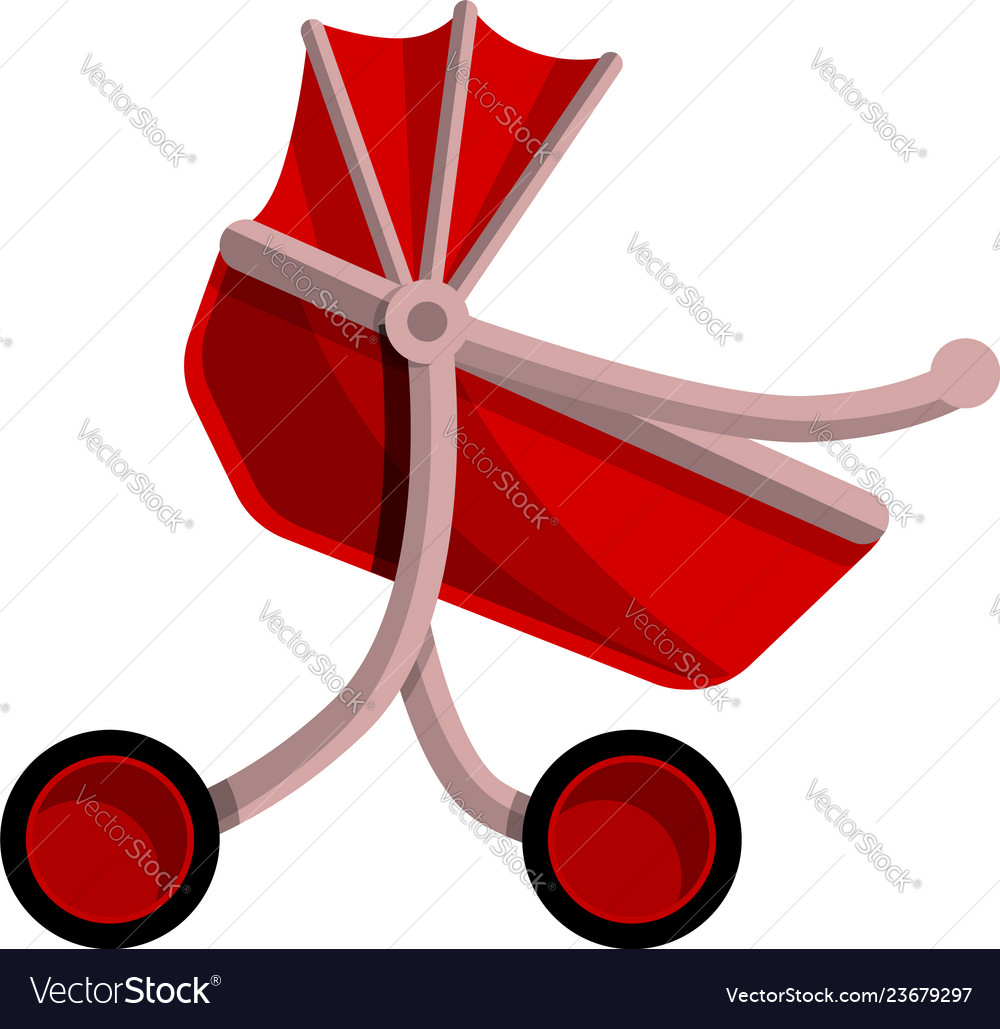 Red best sale baby pram