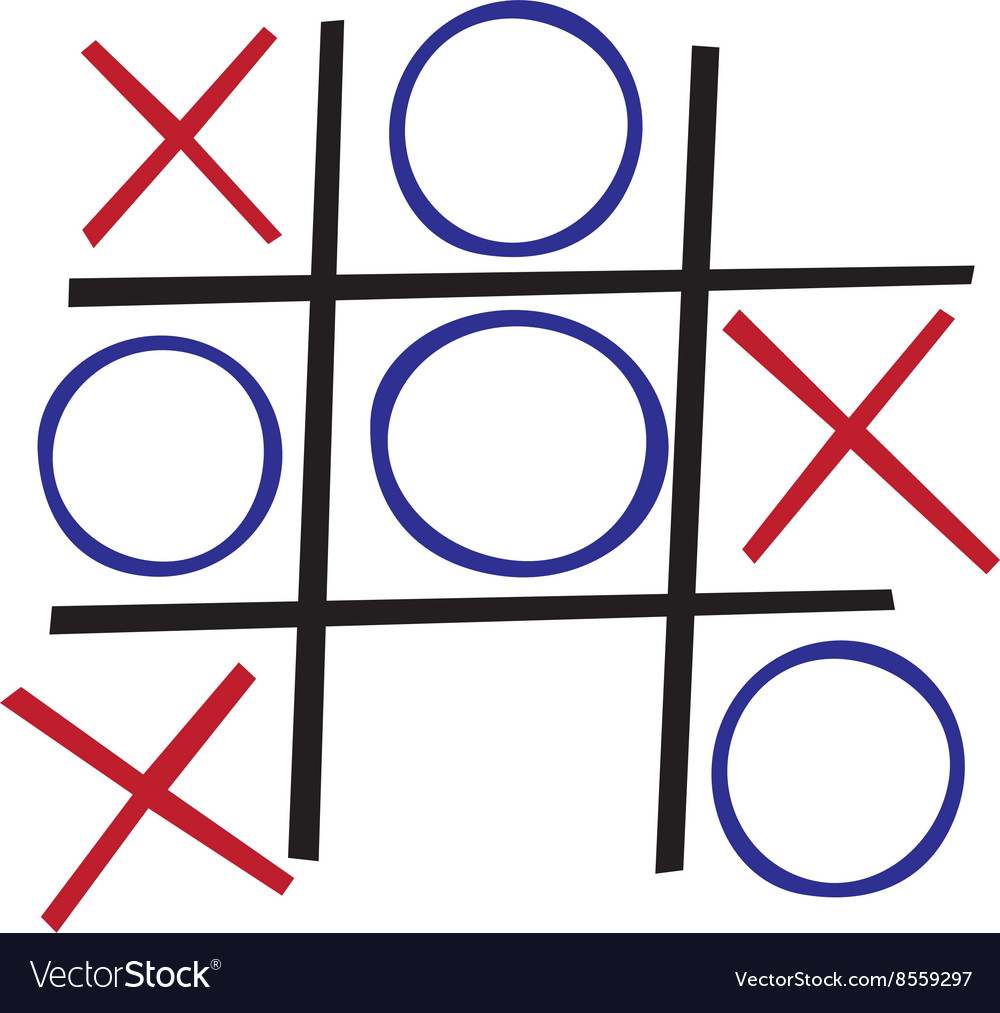 Tic tac toe Royalty Free Vector Image - VectorStock