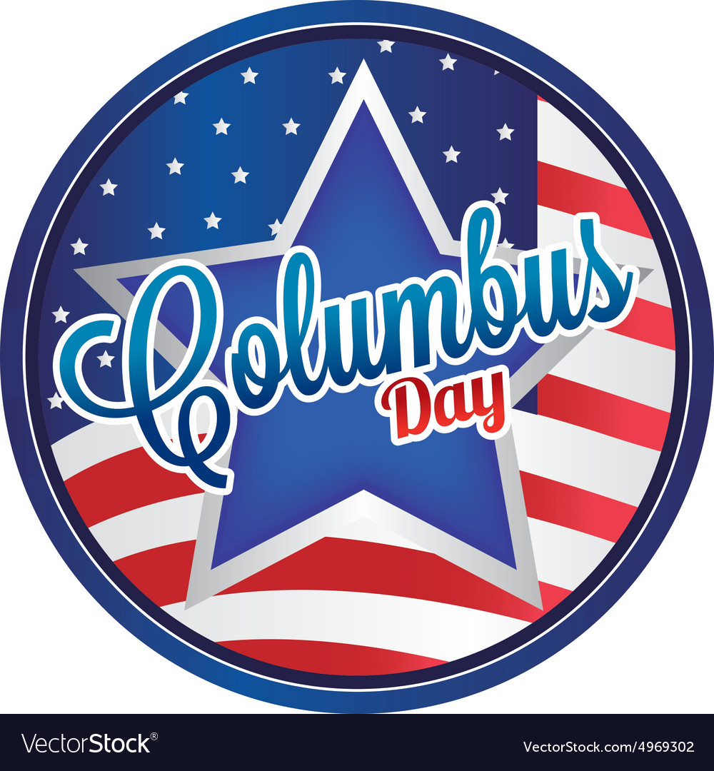 Abstract columbus day object on a white background