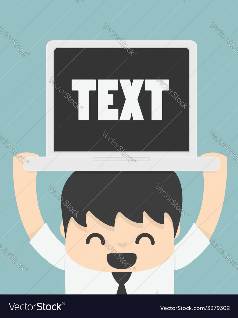 Businessman Using Computer