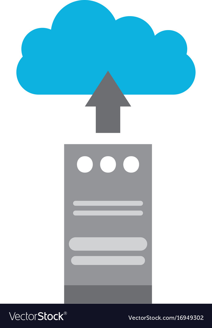 Computer tower with cloud computing