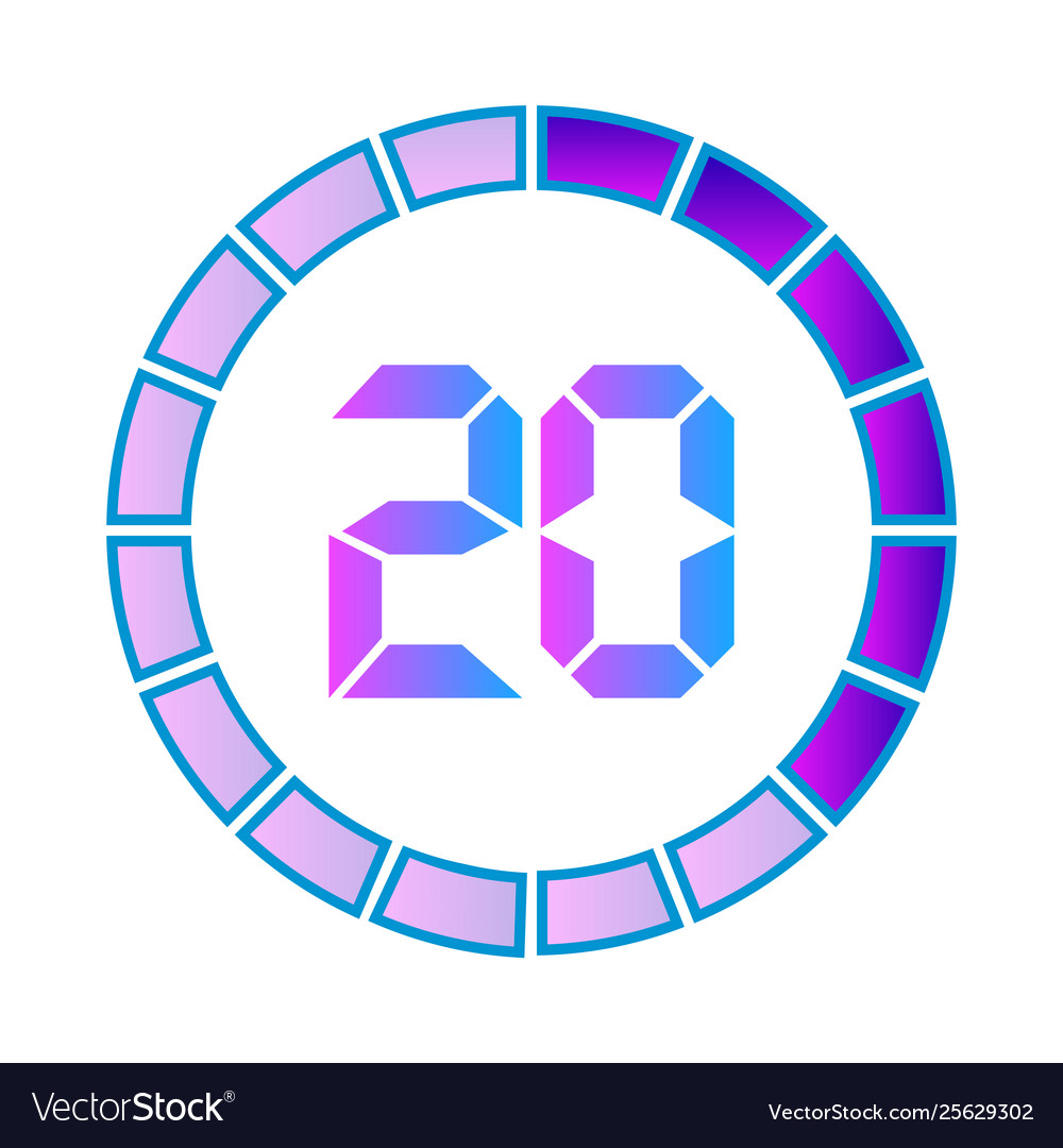 Minutes or seconds timer