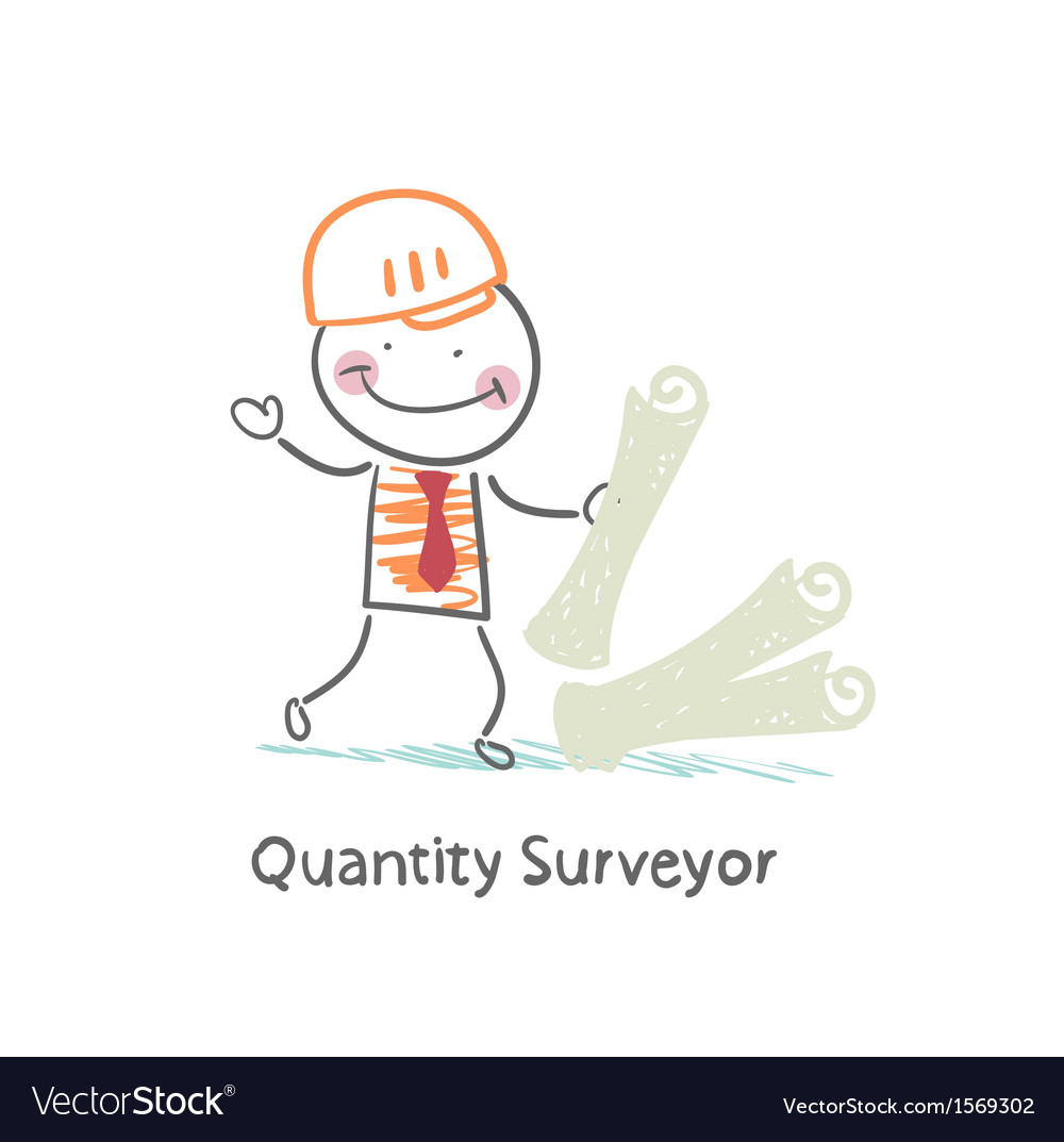 Quantity surveyor with the documents