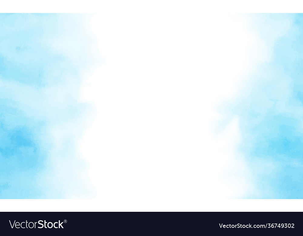 Realistic blue watercolor panoramic texture