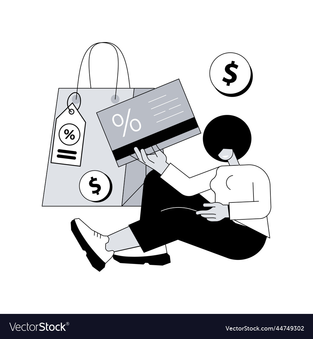 Rebate program abstract concept vector image Rebate program abstract concept