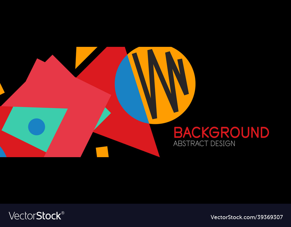 Abstract background blocks lines triangles Vector Image Abstract background blocks lines triangles