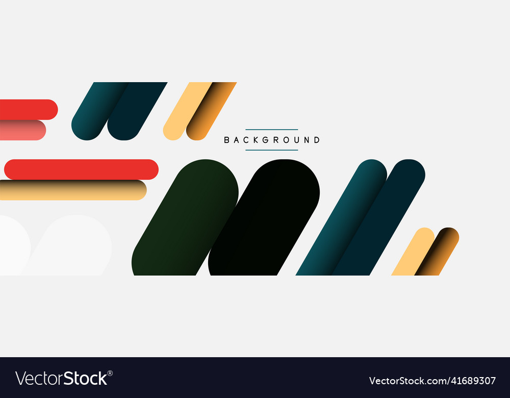 Abstract background round shapes lines Vector Image Abstract background round shapes lines