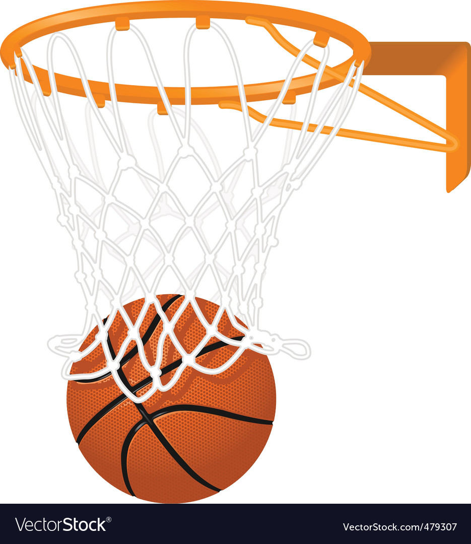 Basketball Hoop Isolated Stock Photo - Download Image Now