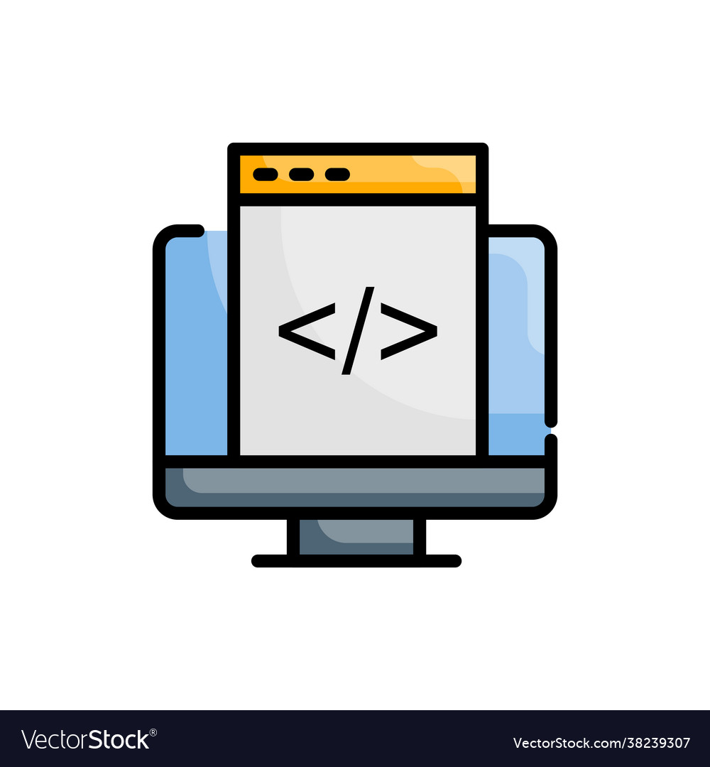 Custom coding style Vector Image Custom coding style