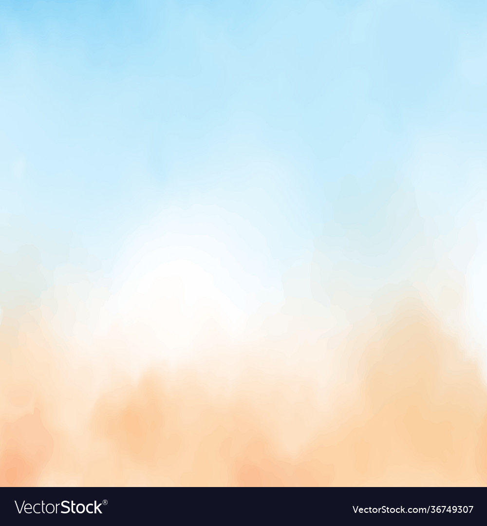 Realistic blue watercolor panoramic texture