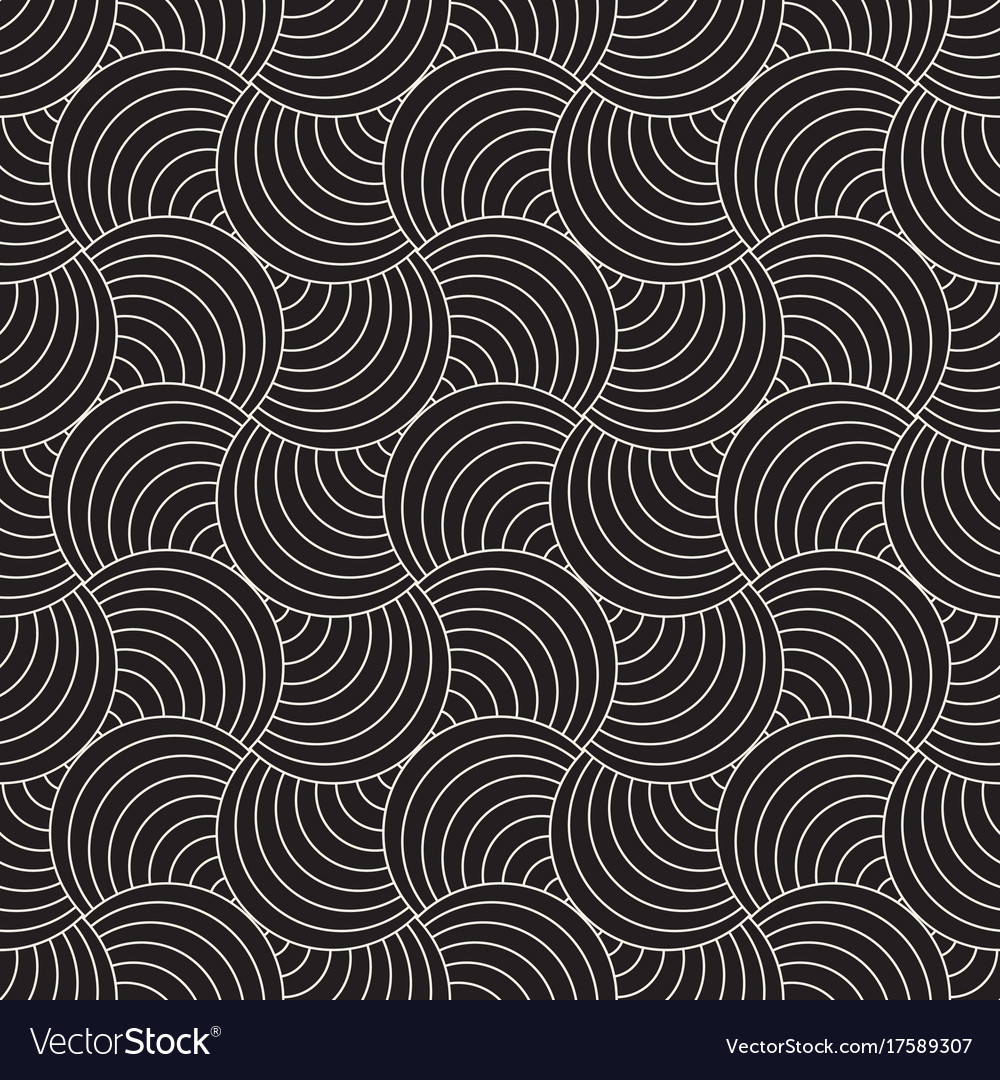 Seamless rounded lines pattern abstract