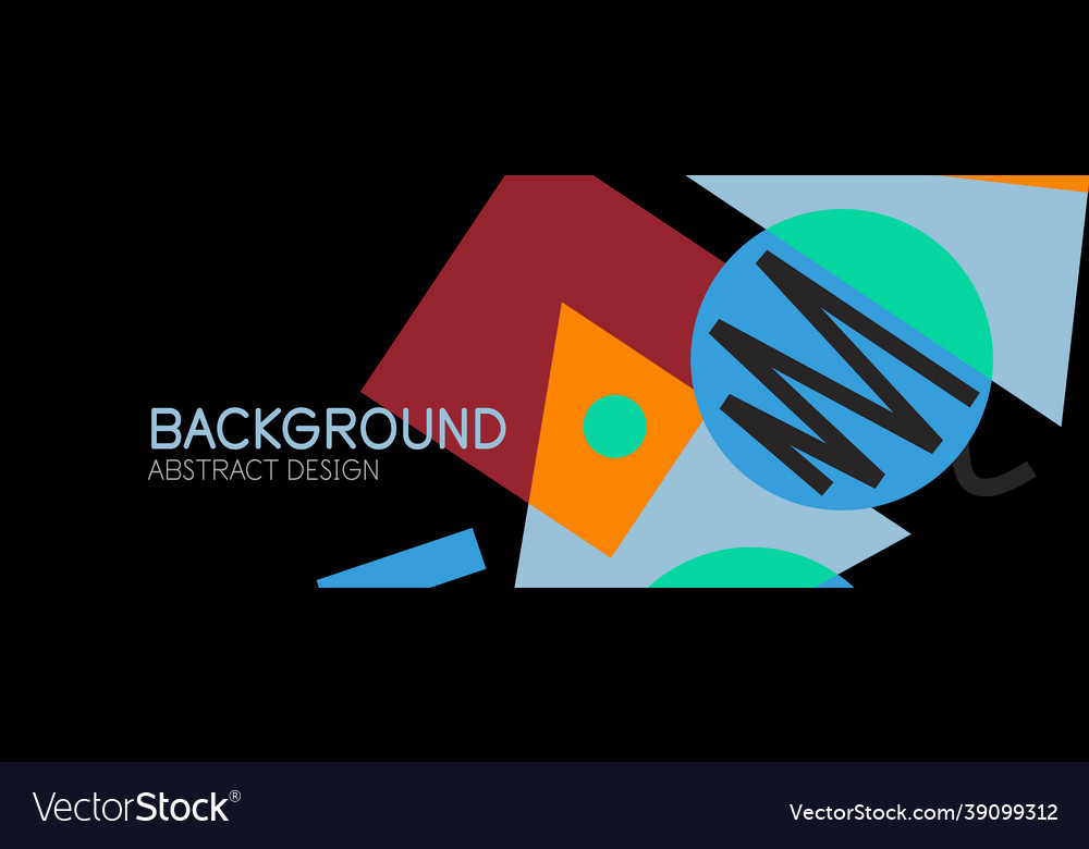 Abstract background blocks lines triangles
