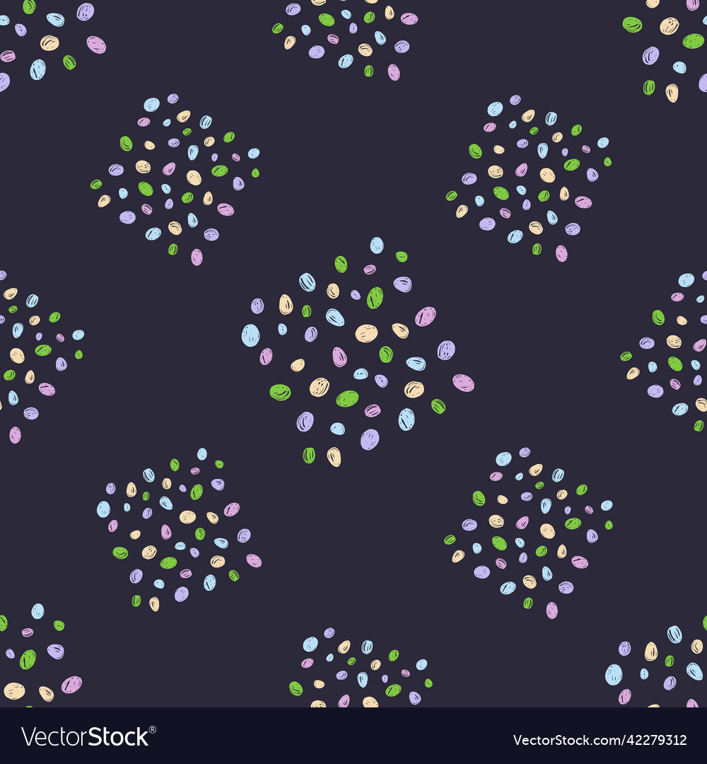 Abstract seamless pattern with bright