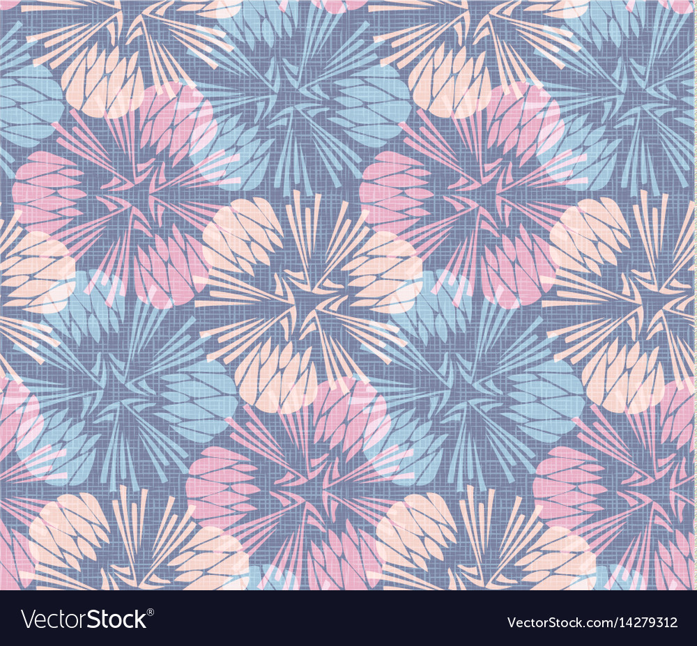 Dandelion burlap seamless pattern background