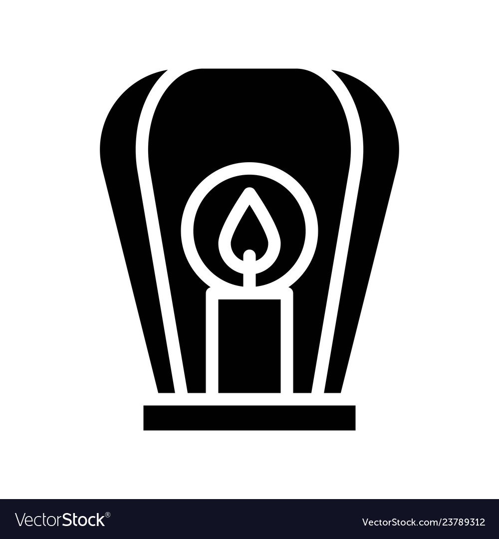 Lantern chinese lunar new year solid style icon