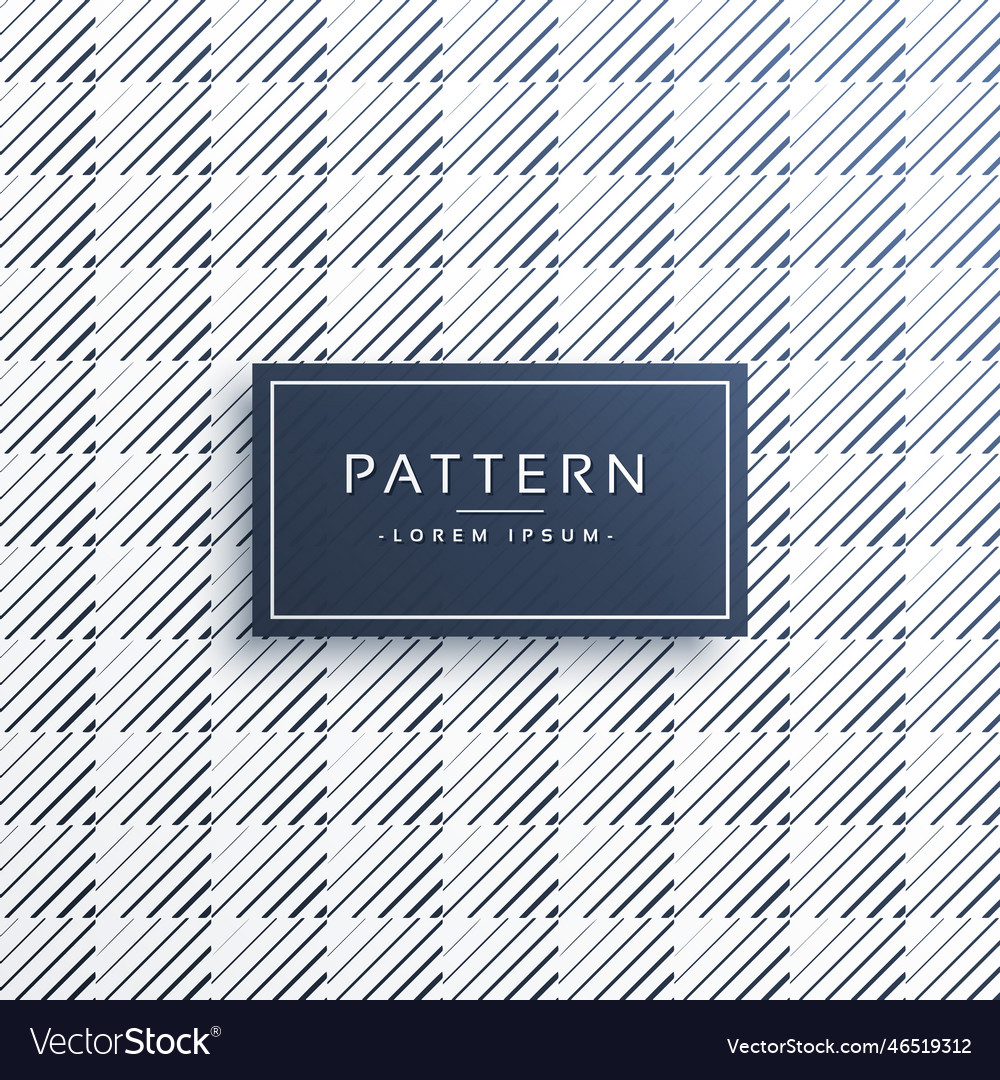 Pattern design made with diagonal lines