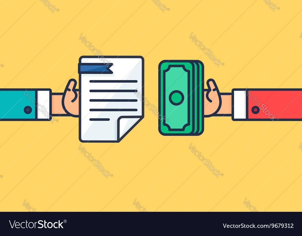 Payment and document symbol