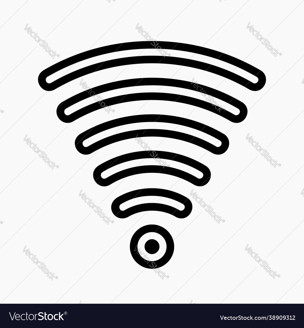 Signal icon sign or symbol for user interface