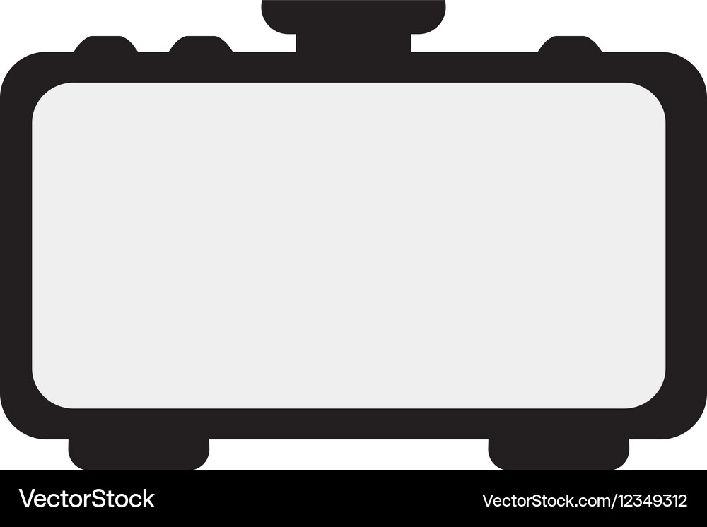 Time clock symbol Royalty Free Vector Image - VectorStock