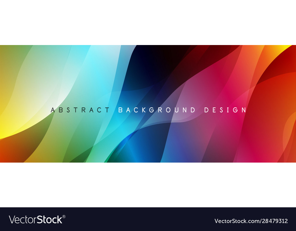 Trendy simple fluid color gradient abstract Vector Image