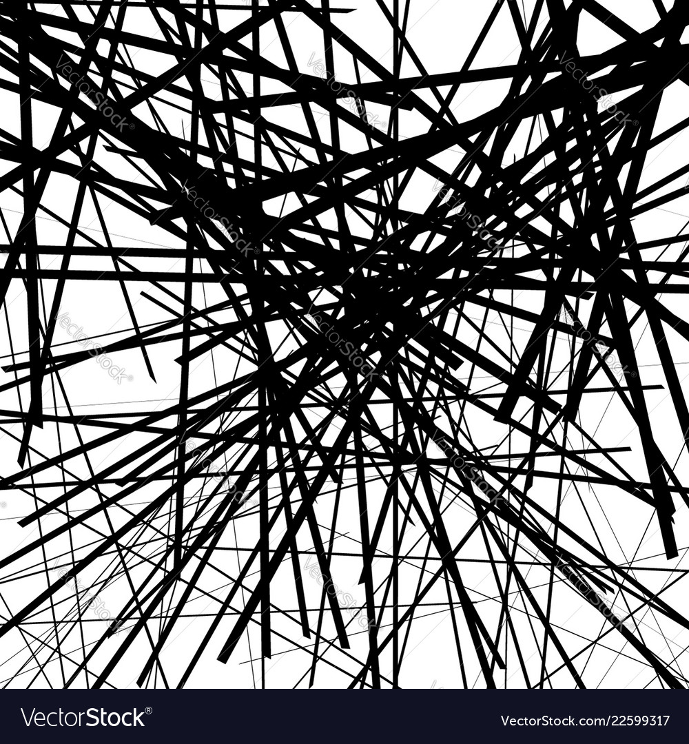 Chaotic Intersecting Lines