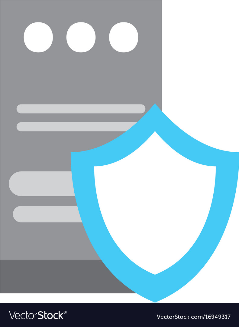Computer tower with shield