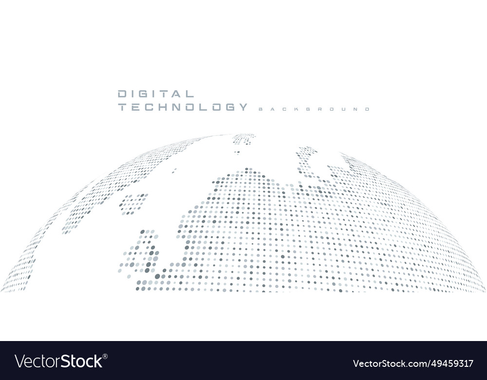 Digitale Technologie futuristisches Internet-Netzwerk ai