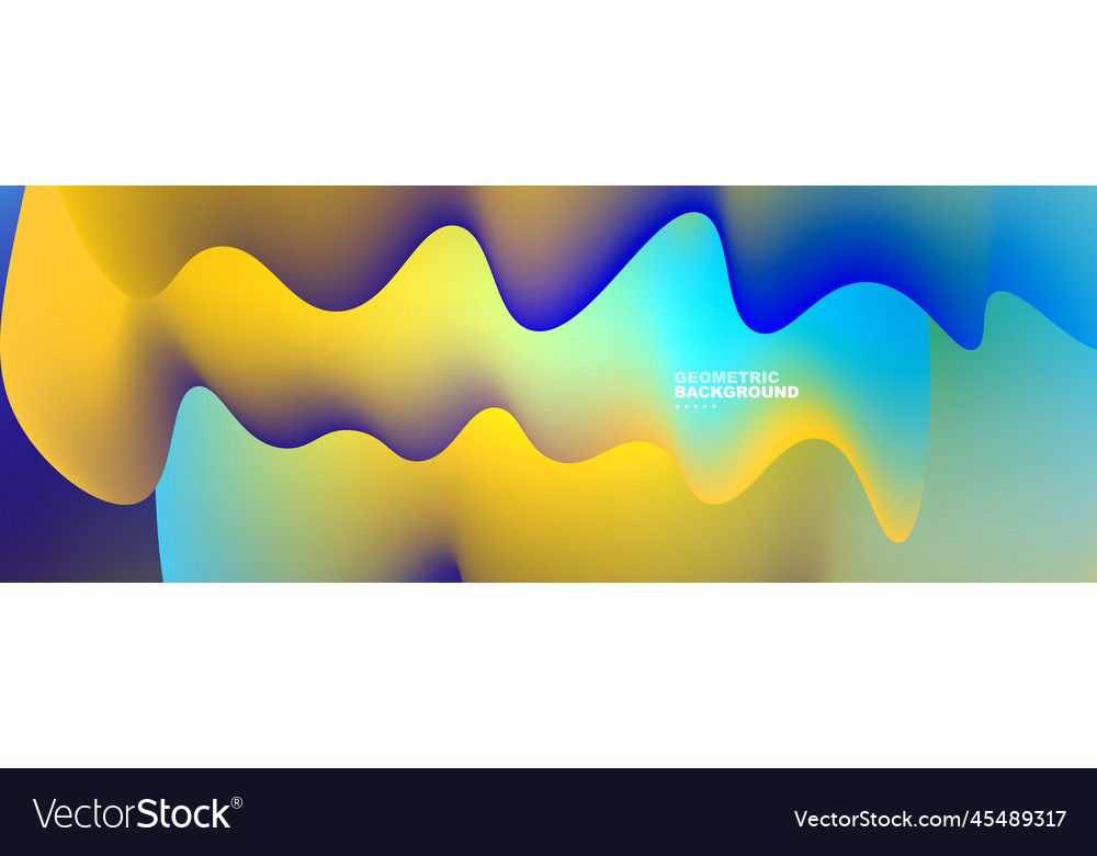 Dynamic liquid waves abstract background