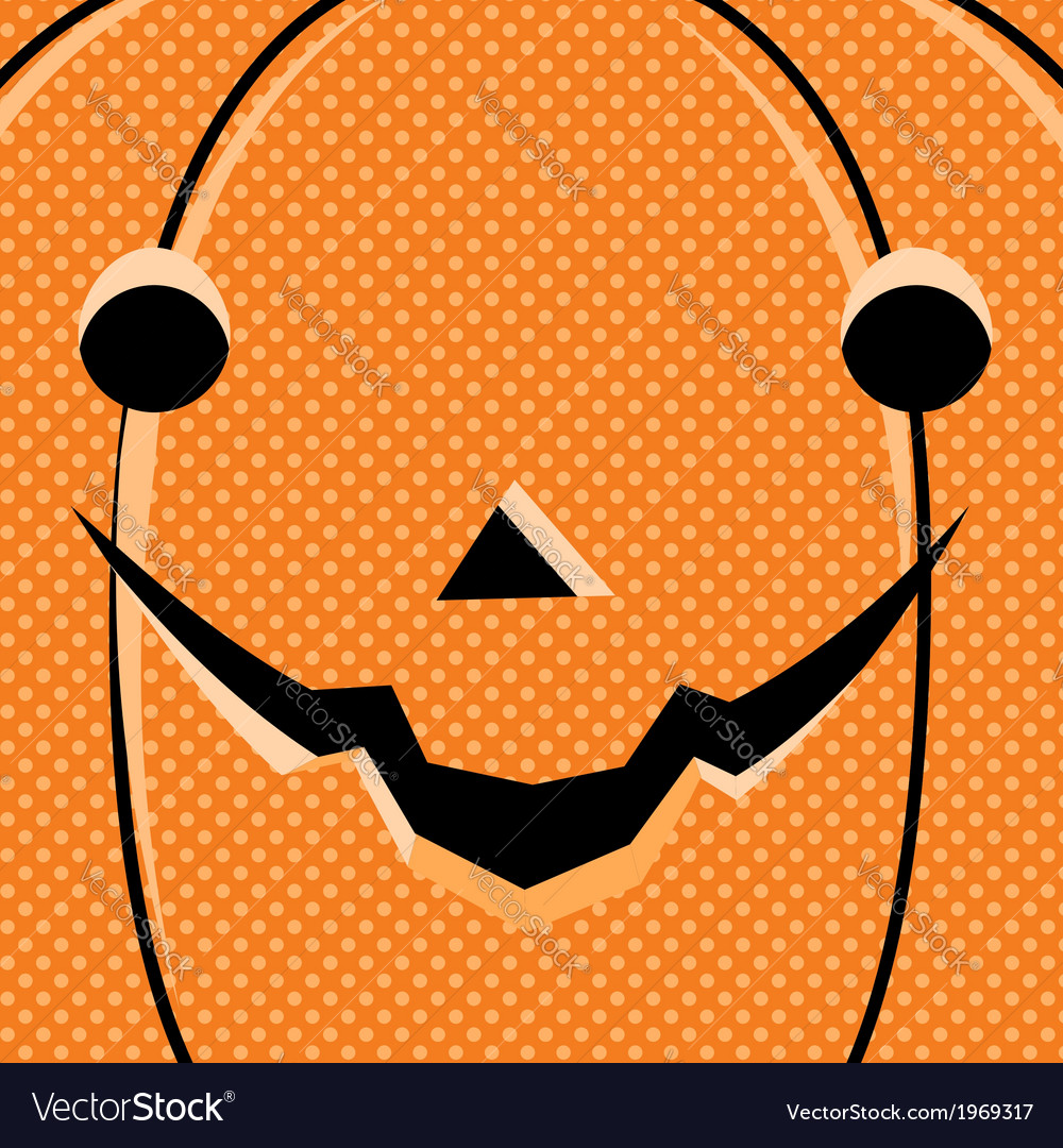 Halloween pumpkin card