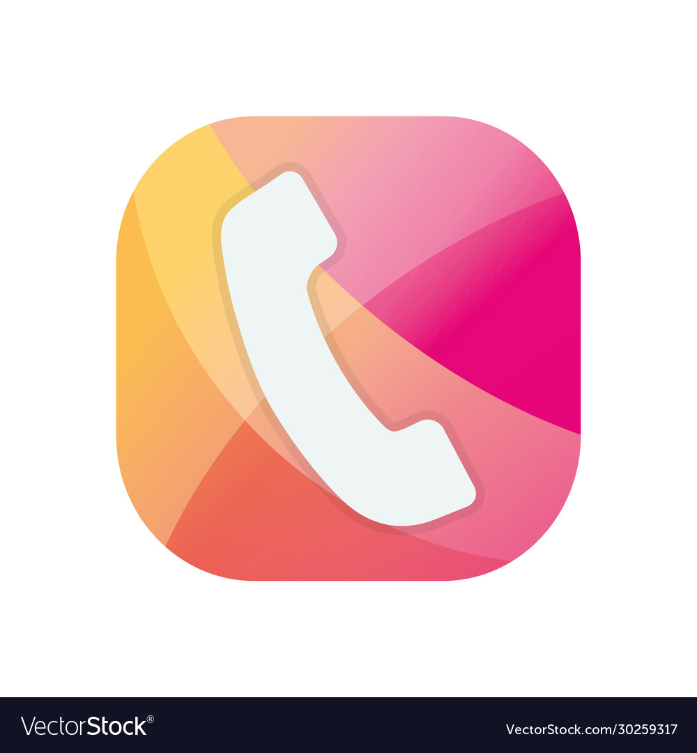 Isolated phone block flat style icon design