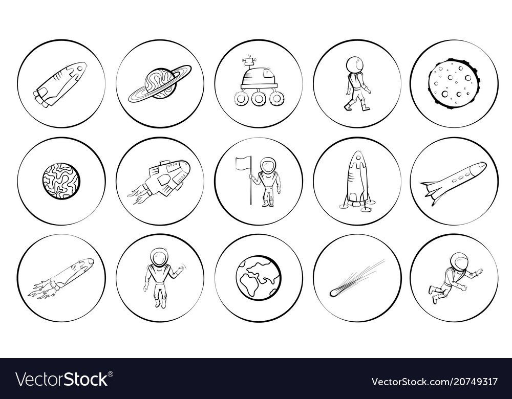 Set of space objects
