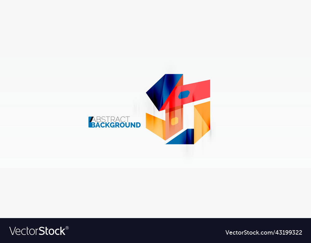 Abstract line and triangle background creative