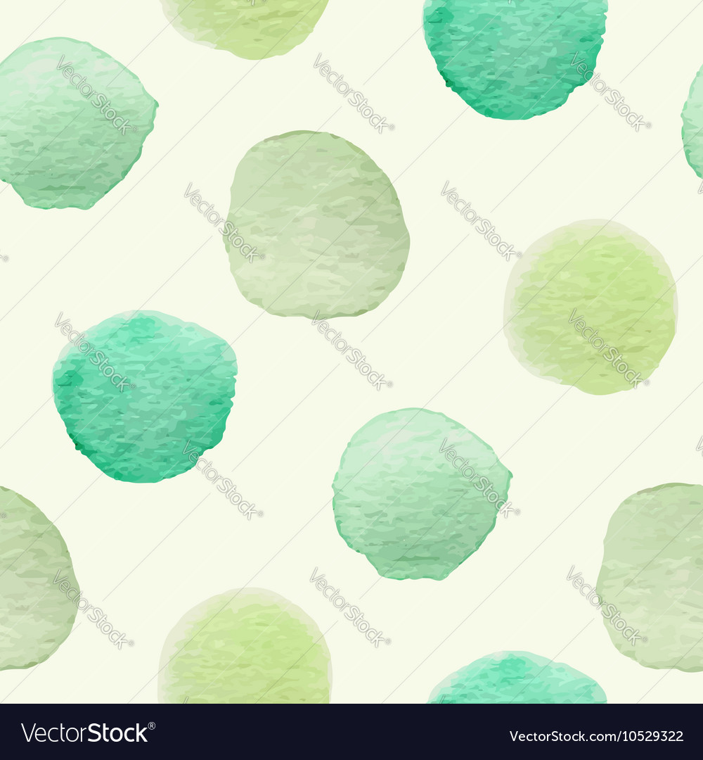 Abstract seamless pattern with green blots