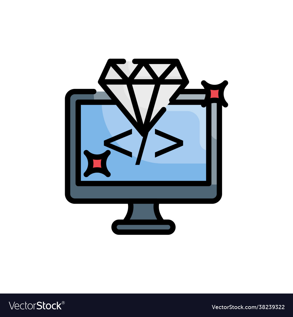 Clean code style vector image Clean code style