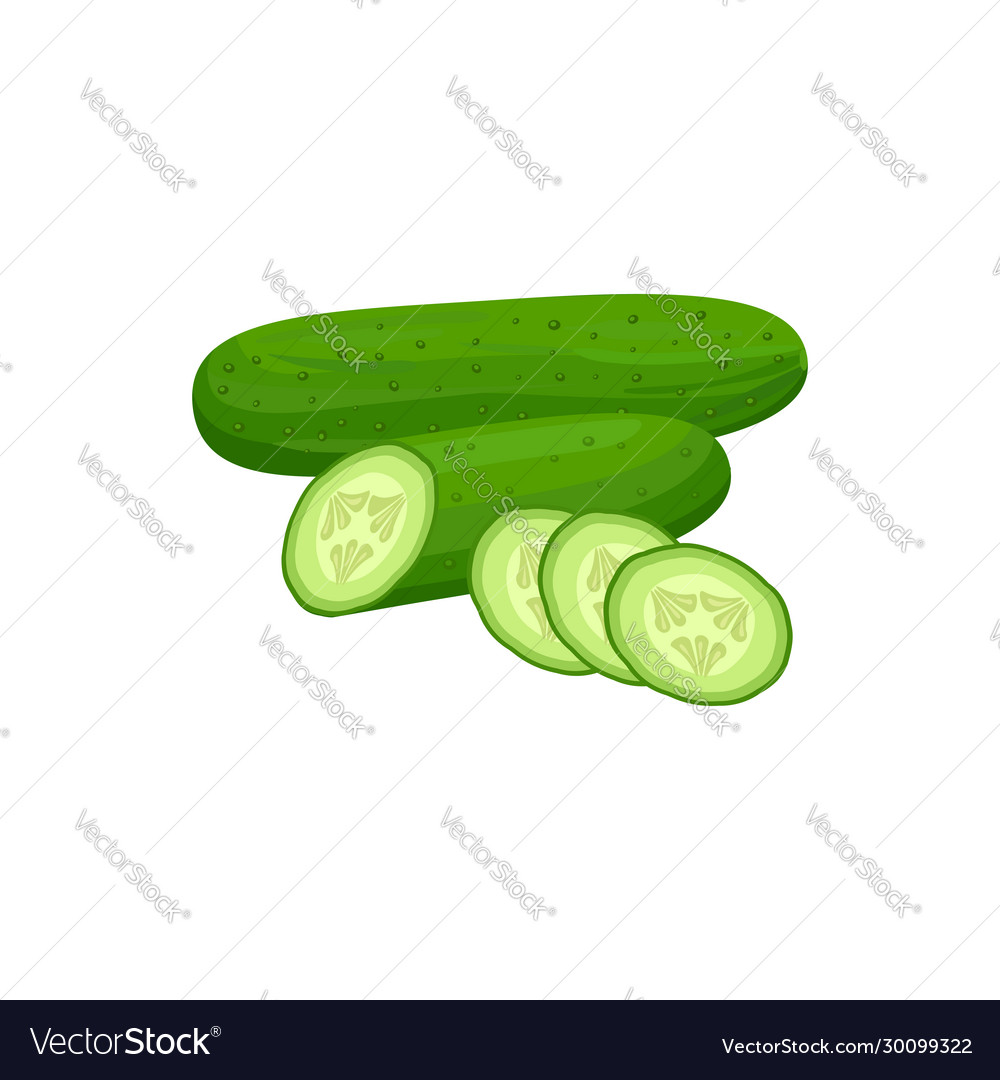 Cucumber whole and slices