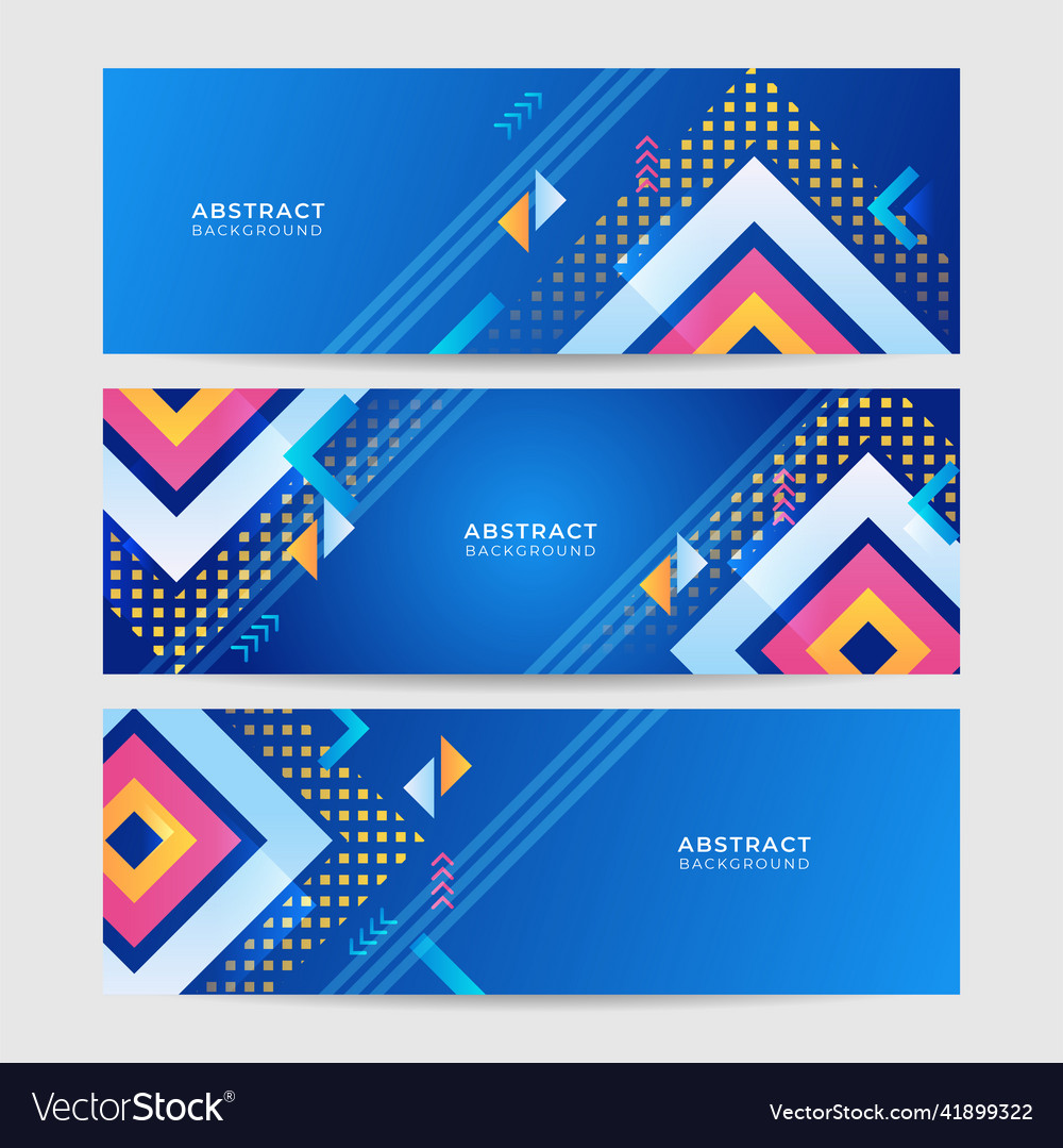 Dynamic stroke gradient blue colorful abstract