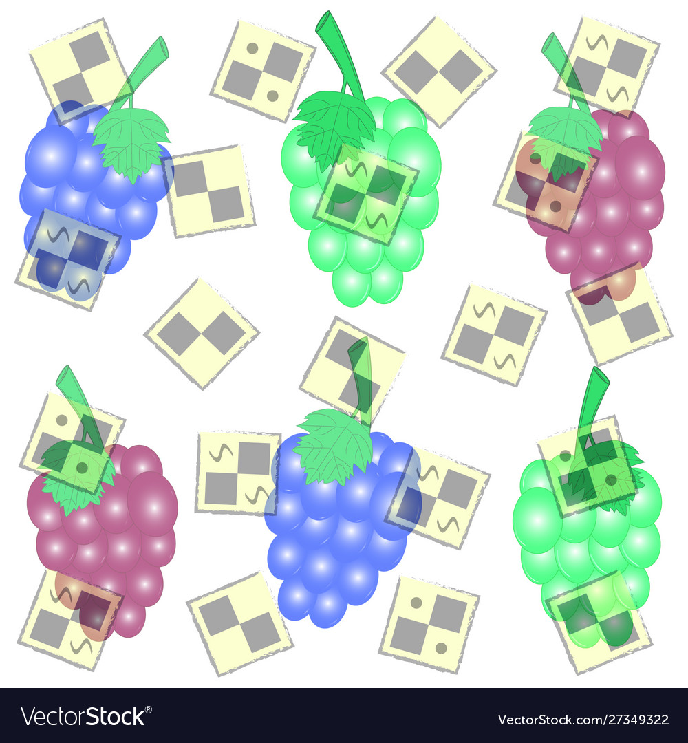 For wrapping paper with grape
