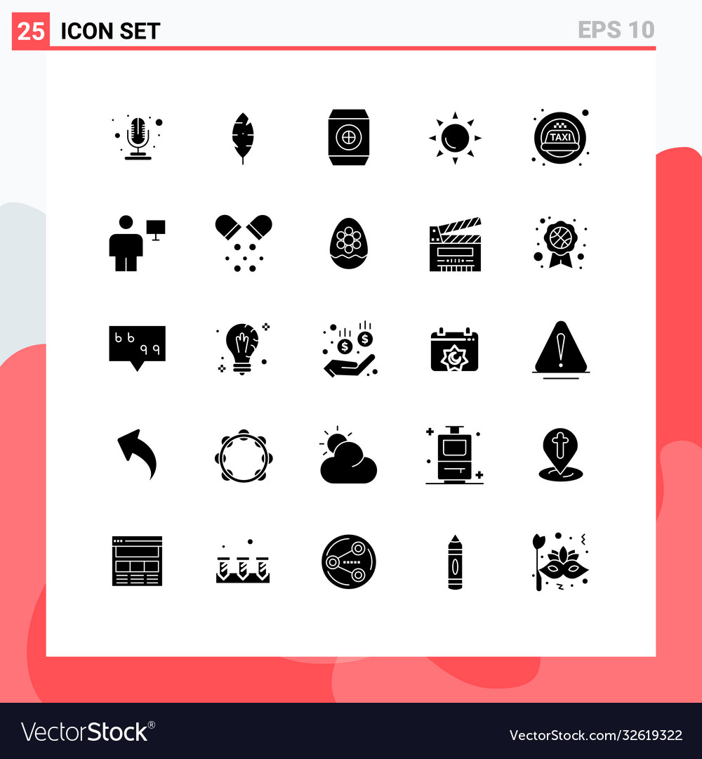 Group 25 solid glyphs signs and symbols